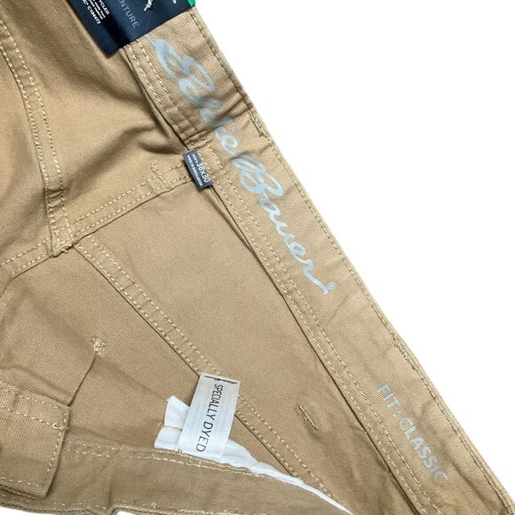 Eddie Bauer Men’s Utility Pants Tan 38 X 30 NWT - Picture 6 of 13